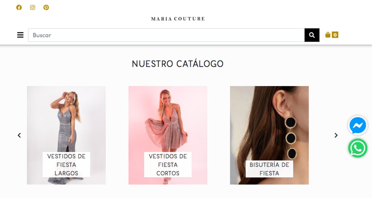 Vestidos de fiesta Santiago