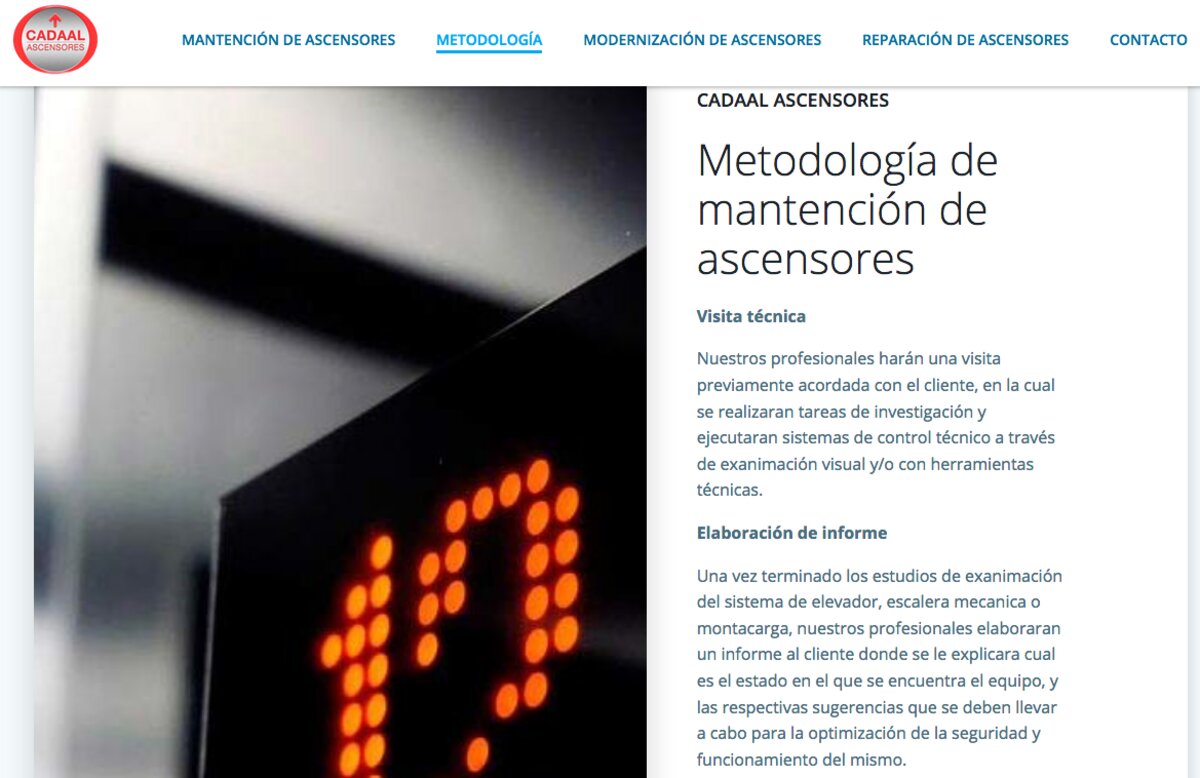 Servicio técnico de Ascensores en santiago