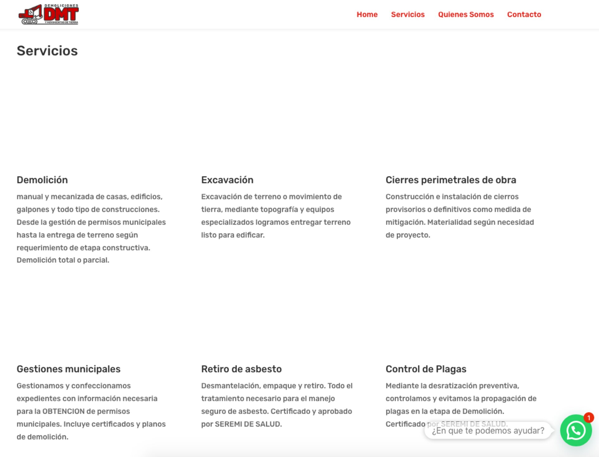 empresas que retiren asbesto en la RM