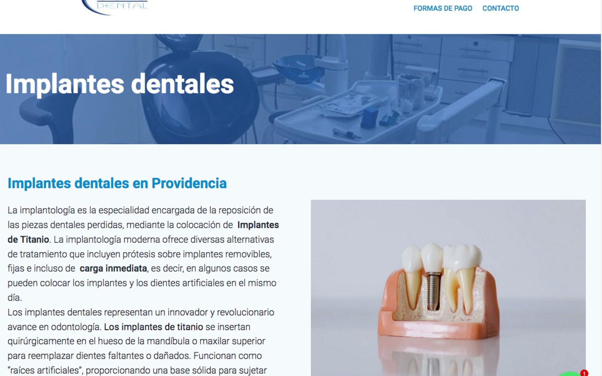Urgencias dentales en providencia