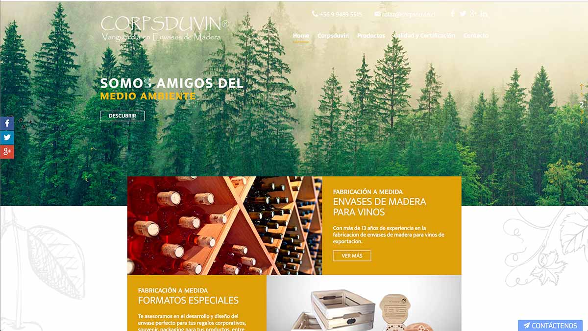 Fábrica de Eco bins en Chile
