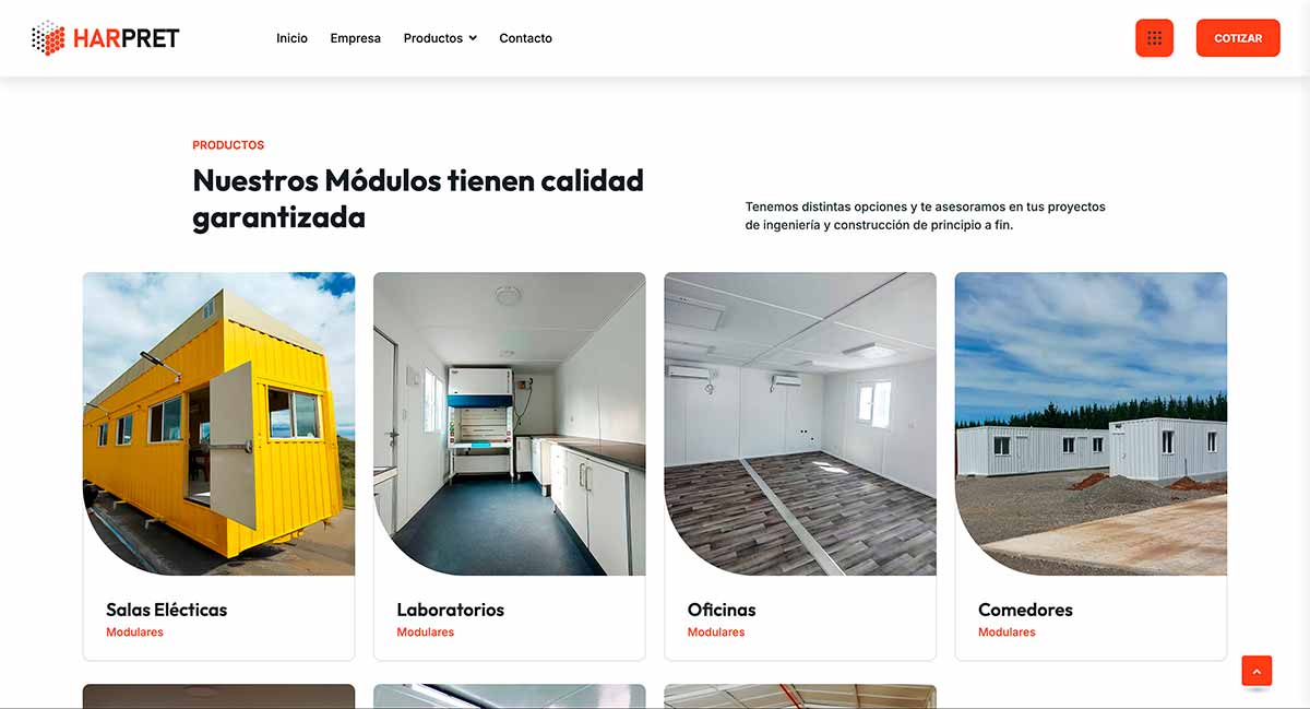 Galpones modulares para empresas